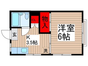 レピュート南屋の物件間取画像